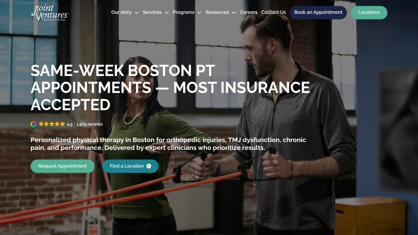 Screenshot from https://jointventurespt.com
